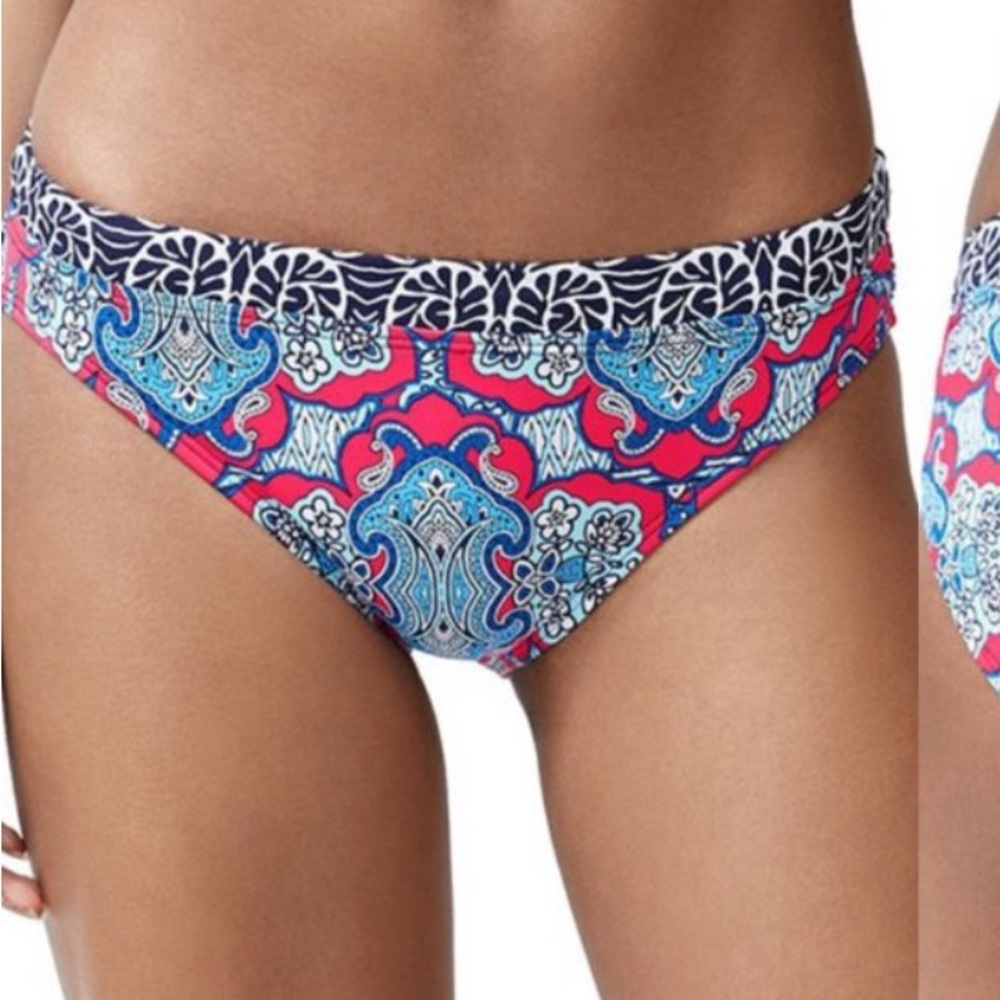 Tommy Bahama Riviera Tile banded Hipster Bikini Bottom - Small - New